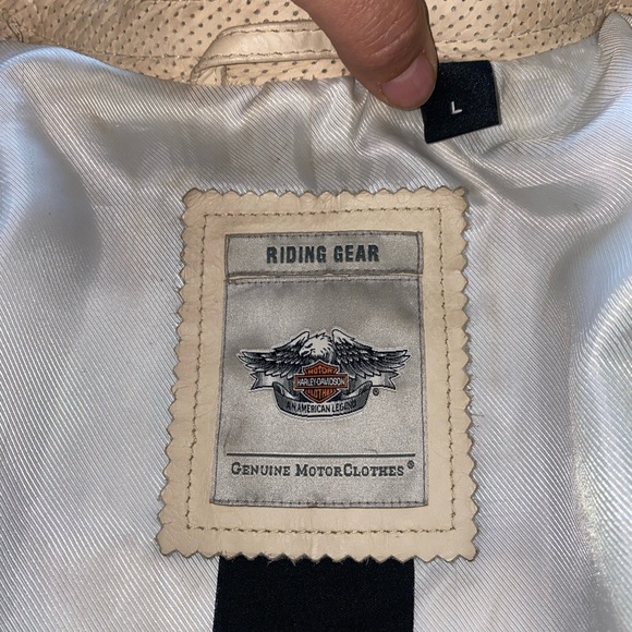 Harley Davidson leather riding jacket for women L - Picture 5 of 7